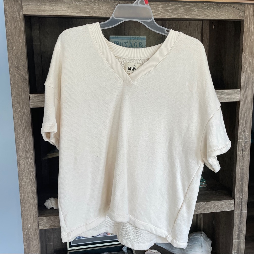 Madewell Short Sleeve Sweatshirt